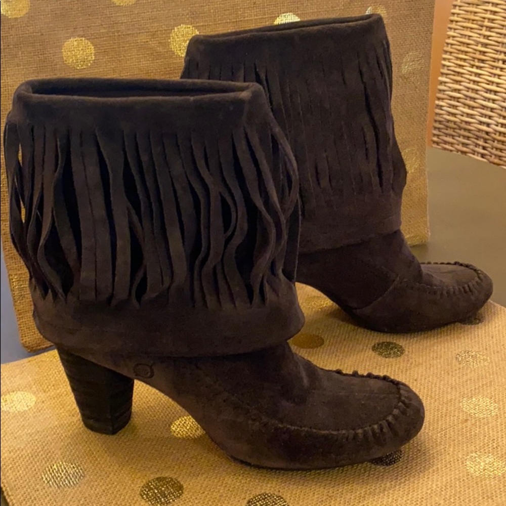 Born suede booties